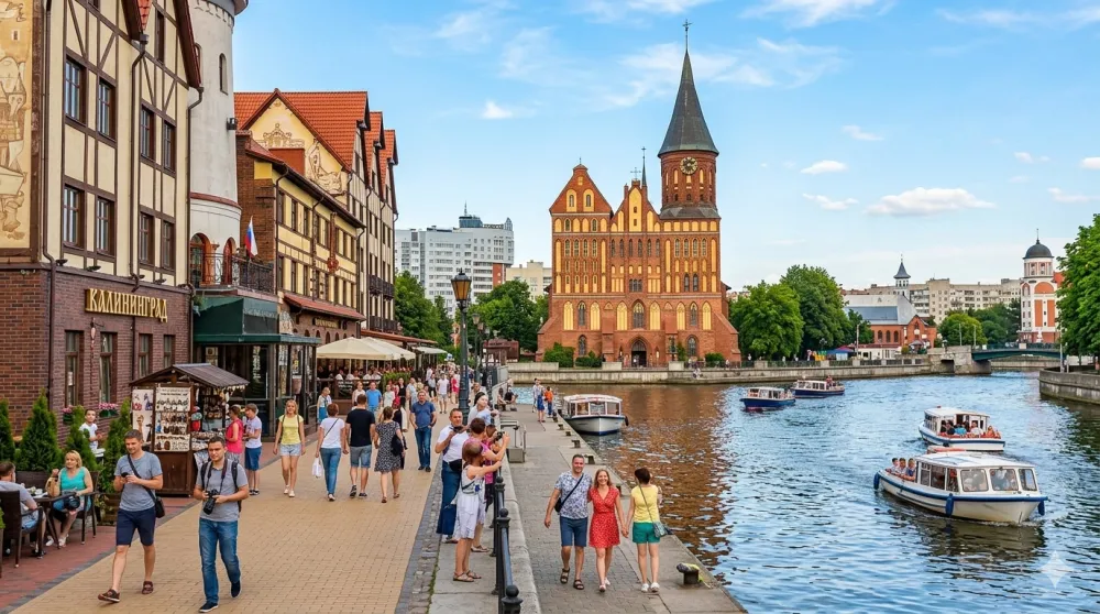 Праздничный перелет из Челябинска к берегам Балтики в Калининград