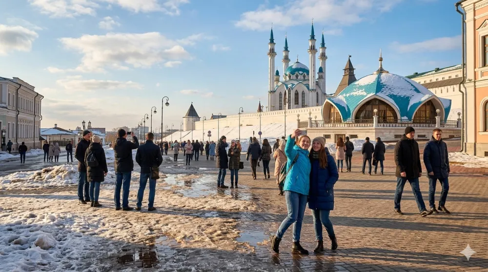 Прямой перелет из Уфы к историческим кварталам Казани