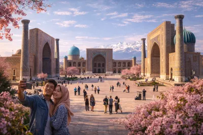 Дешевые авиабилеты Новосибирск — Самарканд, прямой рейс на 31 марта, цена 6 600 руб