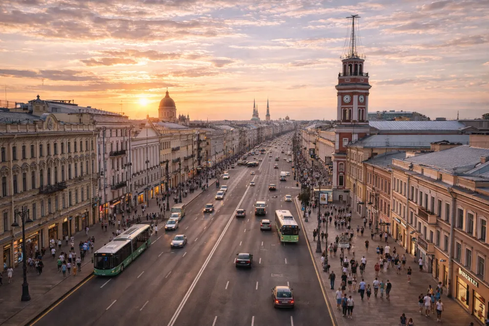 Прямой перелет из Казани в Санкт-Петербург