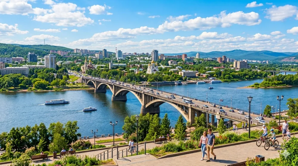 Из Благовещенска в Красноярск за прогулками на Столбах и сибирской мощью