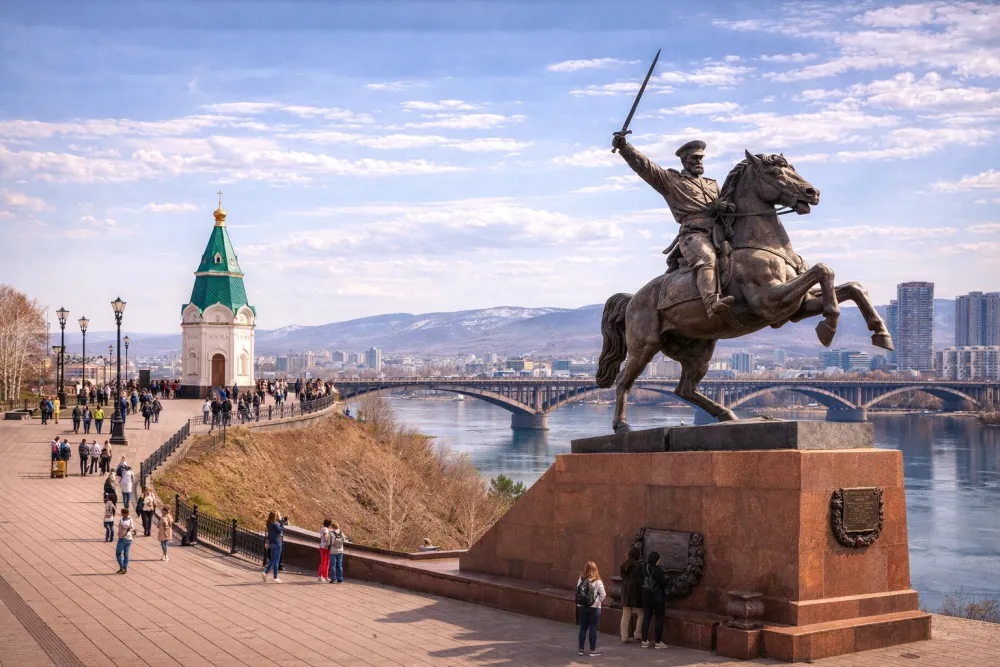 Из Сургута в Красноярск за прогулками по Столбам и мощью Енисея