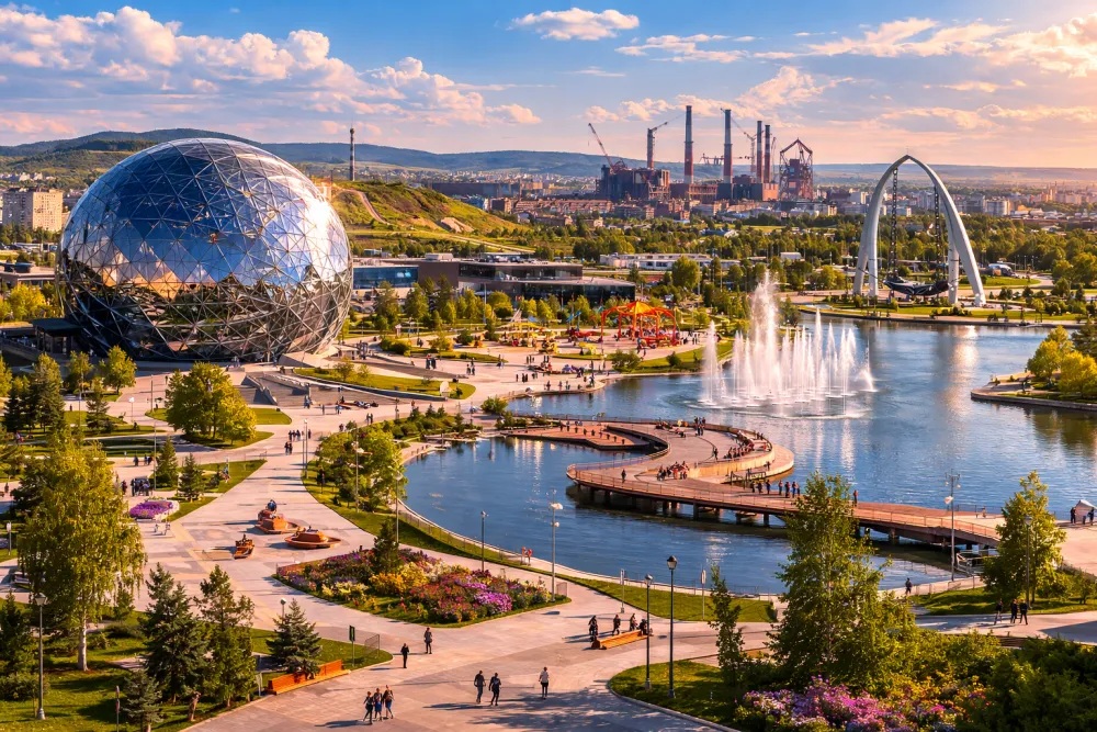 Из Казани в Магнитогорск к уральским предгорьям и озерам