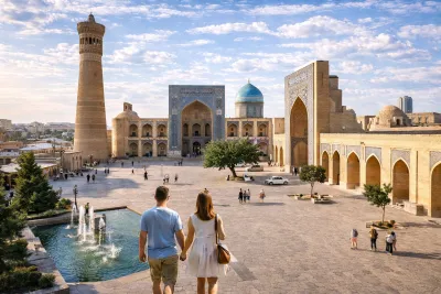 Дешевые авиабилеты Санкт-Петербург — Бухара, прямой рейс на 14 апреля, цена 7 700 руб