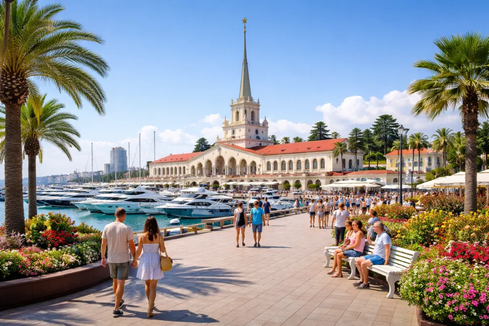 Тюмень — Сочи: к весенним горам и морскому бризу южной России