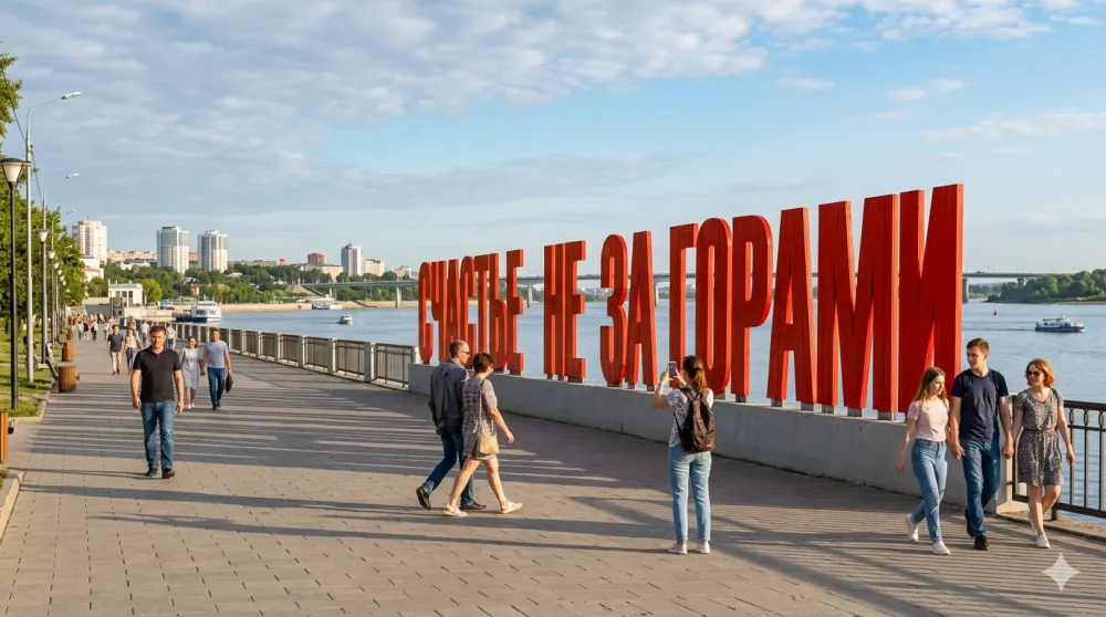 Из Сочи в Пермь — за прогулками по набережной Камы